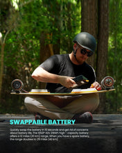 Load image into Gallery viewer, Electric Skateboards 1 Battery, S3 Electric Longboard with Remote and 10S2P 42V Swappable Battery/28 Mph Top Speed
