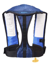 Load image into Gallery viewer, BLUESTORM Stratus 35 Inflatable Life Jacket PFD for Adults (Deep Blue) | US Coast Guard (USCG) Approved Automatic Self Inflating Life Vest Preserver with Manual Ripcord
