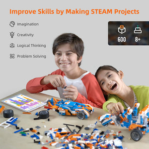 Robot X 12-in-1 Programmable APP RC Robot and Robot J 6-in-1 Programmable STEM Learning Toy
