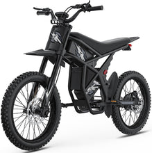 Load image into Gallery viewer, Electric Dirt Bike for Adults 2000W Electric Bike with 1747Wh(48V 18.2AH*2) Removable Batteries 37MPH/85Mile Range (Black1)

