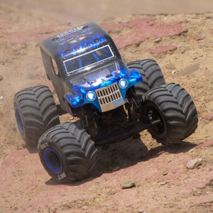 1/18 Mini LMT Son Digger 2S 4X4 RTR Brushed Monster Truck Battery & Charger Included Blue LOS01026T2