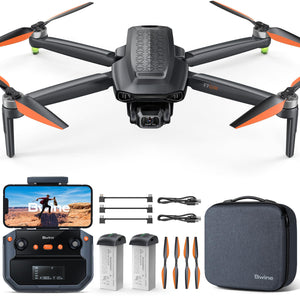 Pro Drone with 6K UHD Camera and 3-Axis Brushless Gimbal, GPS Smart Control for Adults and Beginner, Plus 70Mins Flight Time