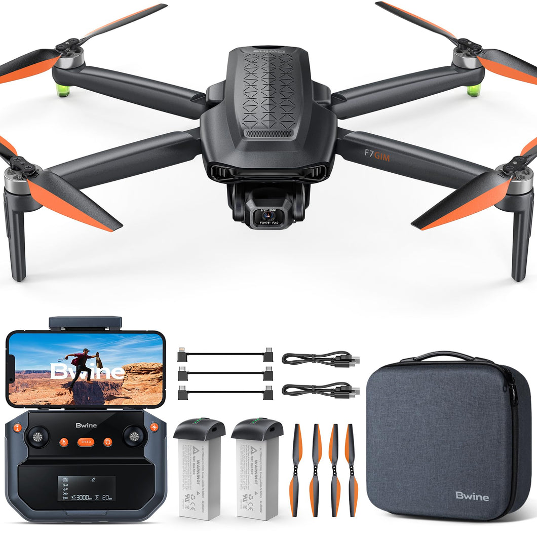 Pro Drone with 6K UHD Camera and 3-Axis Brushless Gimbal, GPS Smart Control for Adults and Beginner, Plus 70Mins Flight Time