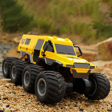 Load image into Gallery viewer, Amphibious Remote Control Car, 8WD RC Cars, 2.4GHz Remote Control Boat, Waterproof Off Road RC Monster Truck (Yellow)

