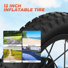 Load image into Gallery viewer, A12 Electric Dirt Bike for Kids, 36V 350W Electric Motorcycle for Kids Ages 3-10, Up to 15.5MPH &amp; 14 Miles Long-Range
