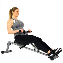 Load image into Gallery viewer, Sunny Health &amp; Fitness Classic Rowing Machine - Grey/Black
