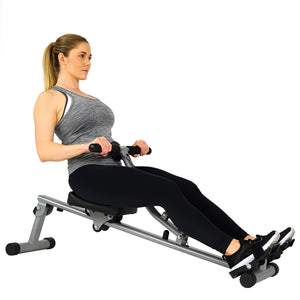 Sunny Health & Fitness Classic Rowing Machine - Grey/Black – Crazy RC Toys
