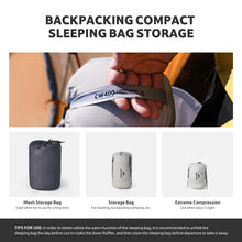 Load image into Gallery viewer, Naturehike 0 Degree Ultralight Down Sleeping Bag for Adults, 650FP Backpacking Cold Weather Sleeping Bag with RDS Down, 28.9℉ for Camping, Hiking, 2025 Model
