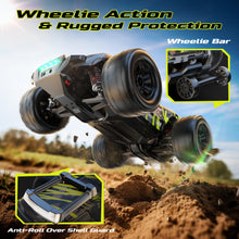 Load image into Gallery viewer, 1:14 Brushless RC Cars for Adults Fast 43 MPH, 4WD Off-Road RC Trucks with 7-Color LED Lights, Metal Shocks, All-Metal Drivetrain
