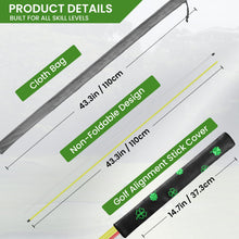 Load image into Gallery viewer, FINGER TEN Golf Alignment Sticks 43 Inch 5 Pack with Stick Cover (5 Multi)
