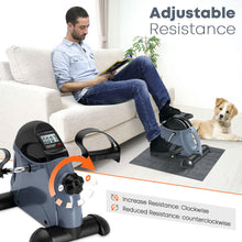 Load image into Gallery viewer, Under Desk Bike Pedal Exercise (Gray)
