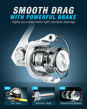 Load image into Gallery viewer, Ghosthorn Telescopic Fishing Rod and Reel Combo with Spinning Reel

