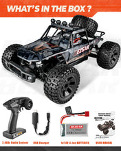 Load image into Gallery viewer, 1:10 Scale Beginner RC Truck, 4WD High Speed 48km/h All Terrains RC Car Off Road Waterproof RC Buggy Toys for Boys Kids and Adults
