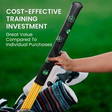 Load image into Gallery viewer, FINGER TEN Golf Alignment Sticks 43 Inch 5 Pack with Stick Cover (5 Yellow)
