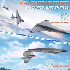 6CH Amphibious RC Plane for Water, Land & Air, Remote Control Airplane Flying Boat Toys,2.4GHz 6-axis Gyro Stabilizer RTF (Red)
