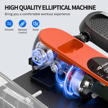 Load image into Gallery viewer, Under Desk Elliptical Machine, Mini Ellipse Leg Exerciser as Seen on TV, Portable Quiet Electric Seated Pedal Exerciser While Sitting for Seniors, 12 Speeds, Manual &amp; Auto Mode for Home &amp; Office
