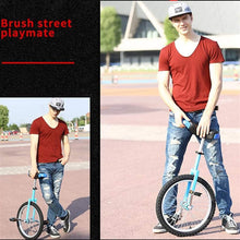 Load image into Gallery viewer, 18-Inch Balance Cycling Unicycle, Adjustable Height, Manganese Steel Frame for Weight Loss, Fitness &amp; Travel
