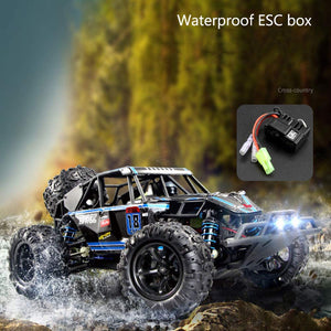 RC Cars 1:18 Scale Remote Control Car, Speed 40 Km/h All Terrains Electric Toy Off Road RC Monster Truck High-Speed