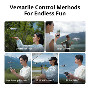 Mini Drone with 4K UHD Camera for Adults, 135g Self Flying Drone that Follows You, Palm Takeoff, AI Subject Tracking, Quick Shots,