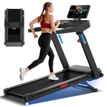 Load image into Gallery viewer, LONTEK Treadmill with Auto 20% Incline - Black Blue
