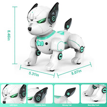 Load image into Gallery viewer, Remote Control Robot Dog Toy, RC Dog Programmable Smart Interactive Robotic Pets, RC Stunt Robot Toys Dog Imitates, Green

