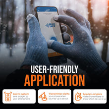 Load image into Gallery viewer, Deep Freeze BlueTipz Tip-Up Ice Fishing Alarm - Bluetooth Reciever - Bite Alarm - Ice Fishing Tip-Up Light - Ice Fishing Gear &amp; Accessories - Free Bluetooth iOS &amp; Android Application
