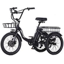 Load image into Gallery viewer, Electric Tricycle for Adults,20&quot; Folding Electric Trike,3 Wheels Electric Bicycle Bikes, 350W Step-Thru Etrike with 374WH
