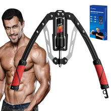 Load image into Gallery viewer, SoftGym Twister Arm Chest Trainer Exerciser Workout Equipment,Adjustable 22-470lbs Hydraulic Power -Red
