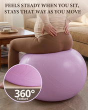 Load image into Gallery viewer, Trideer Pregnancy Birthing Ball, 1.7mm Extra Thick Yoga Ball for Maternity, 1000LB Anti-Burst Non-Slip Stability Ball
