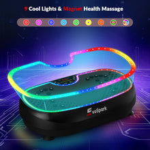 Load image into Gallery viewer, 3D Plus Vibration Plate Exercise Machine, Full Body Vibrating Platform for Strength Toning &amp; Fat Loss with 199 Adjustable Speeds, Atmosphere Lights, Shaker Workout Equipment for Women Men Home Gym
