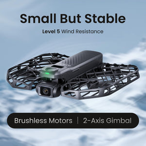 8K Action Flying Camera, Foldable Drone with Camera with 42 KM/H Follow Speed, 10+ Fully Automatic Flight Modes, Fly Anywhere (Cycling Combo)