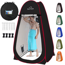 Load image into Gallery viewer, Your Choice Pop-Up Shower Tent, 47.2"Wx82.7"H Changing Tent - Black
