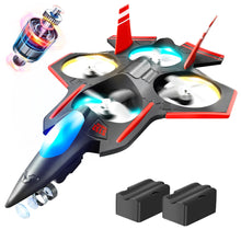 Load image into Gallery viewer, Brushless RC Plane with Camera | 2.4GHZ Remote Control Airplane, 6-axis Gyro Drones for Kids, RC Helicopter, 360°Flip Jet Fighter
