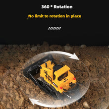 Load image into Gallery viewer, 1/16 RC Bulldozer Truck Scale Model Car Hobby Grade Age Above 15 Military Army Vehicles HUINA 1554 Standard Yellow
