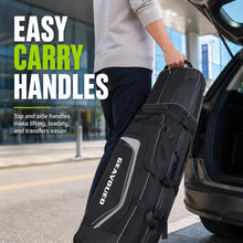 Load image into Gallery viewer, GEAVOUED Golf Travel Bag with Hard Case Top and Wheels,Premium Oxford Fabric,Golf Travel Bags for Airlines,Protect Your Club for Safe Transport(Grey)
