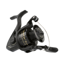 Load image into Gallery viewer, PENN Wrath II Saltwater Spinning Fishing Reel, Size 4000, Right/Left Handle Position, Corrosion-Resistant Graphite Body, Machined Anodized Aluminum Spool
