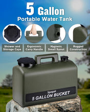 Load image into Gallery viewer, Spopal Portable Shower for Camping with 5-Gallon Water Jug, 10000mAh
