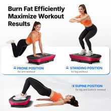 Load image into Gallery viewer, MERACH Vibration Plate Exercise Machine, Curved Vibration Plate for Lymphatic Drainage Weight Loss, Vibrating Plate with Real-Time Calorie Tracking on LED Display, Workout Equipment for Home Women Men

