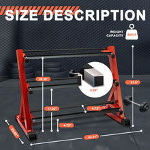 Load image into Gallery viewer, Prime Prosperity Dumbbell Rack 3 Tier Heavy Duty Weight Organizer Dumbbell Storage Stand Holder 1100lbs Capacity Quick Assembly Dumbbell Weight Storage Rack For Home Gym, Red (Rack Only)
