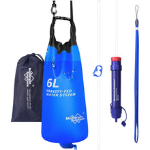 Load image into Gallery viewer, Membrane Solutions 6L Gravity Water Filter Pro for Group Camping
