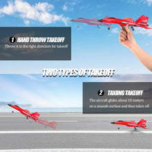 Load image into Gallery viewer, RC Planes for Kids Over 12 Years and up, Foam Remote Control Airplanes Flying Toys for Boys Girls,2CH Outdoor RC, Red

