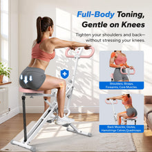 Load image into Gallery viewer, Squat Machine, MERACH R07 2 in 1 Squat Rowing Machine - Pink
