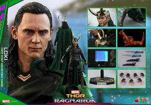 Hot Toys Marvel Thor: Ragnarok Loki Tom Hiddleston 1/6 Scale 12" Action Figure