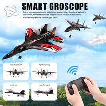 Load image into Gallery viewer, New Upgrade SU27 RC Airplane, Remote Control Fighter Toys, 2.4GHz 6-axis Gyro Stabilizer RTF Glider Aircraft Plane
