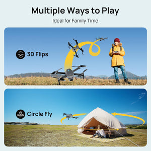 Drones with Camera for Adults 4k UHD, S20 Lite Brushless Motor FPV Foldable RC Drones for Adults Kids Beginners with 36 Mins Long Flight