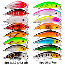 Load image into Gallery viewer, BAIKALBASS Bass Fishing Lures Kit Set Topwater Hard Baits Minnow Crankbait Pencil VIB Swimbait for Bass Pike Fit Saltwater and Freshwater (011-59pcs)

