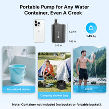 Load image into Gallery viewer, DR.PREPARE Camping Shower, 4 Gallons 20L Portable Camp Shower Bag for Camping Beach Travelling Hiking Trip, Solar Shower Outdoor with On-Off Switchable Shower Head
