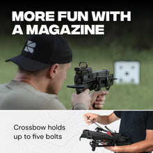 Load image into Gallery viewer, BALLISTA BAT Reverse Crossbow with 5-Bolt Magazine, 340 FPS, 150 lb
