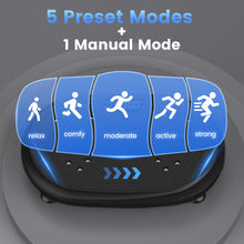 Load image into Gallery viewer, Vibration Plate Exercise Machine, Vibrating Fitness Platform for Lymphatic Drainage, Full Body Shaker Workout Equipment, Bluetooth Power Shaping Vibrate Plate, Board Sport for Home Exercise Gym, Black
