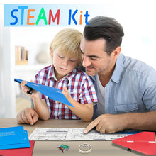 Load image into Gallery viewer, Remote Control Airplane Kit with Colored Papers, Super Easy Fly Toy for Kids DIY STEM KIT
